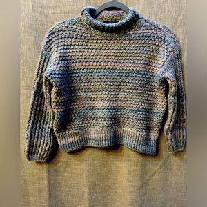 Club Monaco Space Dyed Texture Mockneck Sweater XS